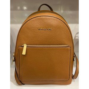 Michael Kors ADINA Pebbled Leather Medium Backpack, School Bag